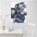 Picture of White fower on blue bkg _GroupedProduct_Rectangle_Portrait_Unframed_Print_Only_