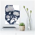 Picture of Hydrangea flower on blue bkg _GroupedProduct_Rectangle_Portrait_Unframed_Print_Only_