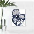 Picture of Hydrangea flower on blue bkg _GroupedProduct_Rectangle_Portrait_Unframed_Print_Only_