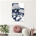 Picture of Hydrangea flower on blue bkg _GroupedProduct_Rectangle_Portrait_Unframed_Print_Only_