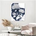 Picture of Hydrangea flower on blue bkg _GroupedProduct_Rectangle_Portrait_Unframed_Print_Only_