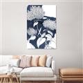 Picture of Hydrangea flower on blue bkg _GroupedProduct_Rectangle_Portrait_Unframed_Print_Only_