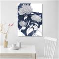 Picture of Hydrangea flower on blue bkg _GroupedProduct_Rectangle_Portrait_Unframed_Print_Only_