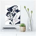 Picture of Blue & White Flower I  _GroupedProduct_Rectangle_Portrait_Unframed_Print_Only_