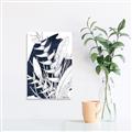 Picture of Blue & white flower II _GroupedProduct_Rectangle_Portrait_Unframed_Print_Only_