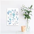 Picture of Blue Leaves IV _GroupedProduct_Rectangle_Portrait_Unframed_Print_Only_