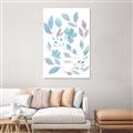Picture of Blue Leaves IV _GroupedProduct_Rectangle_Portrait_Unframed_Print_Only_