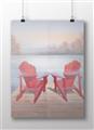 Picture of Red Muskoka Chairs _GroupedProduct_Rectangle_Landscape_Unframed_Print_Only_