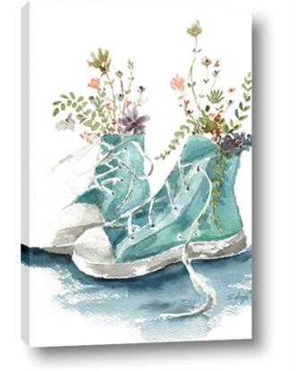 Picture of Teal Shoe Garden 
