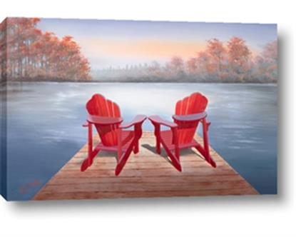 Picture of Red Muskoka Chairs