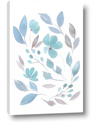 Picture of Light Blue Leaves IV
