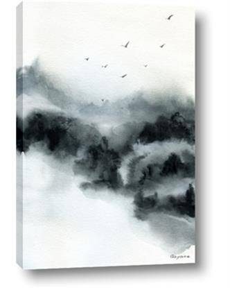 Picture of Misty Forest with Birds