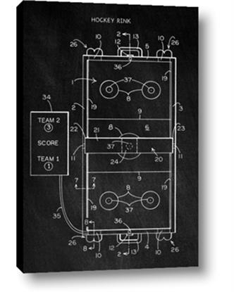 Picture of Hockey Rink Blueprint