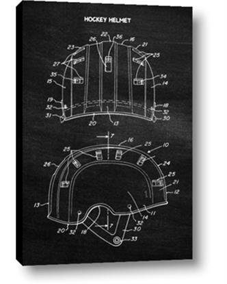 Picture of Hockey Helmet II Blueprint 