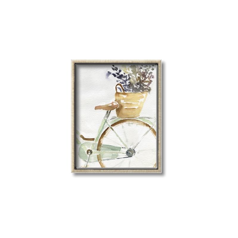 Picture of Spring Bike I  _GroupedProduct_Rectangle_Portrait_Canvas_Framed_