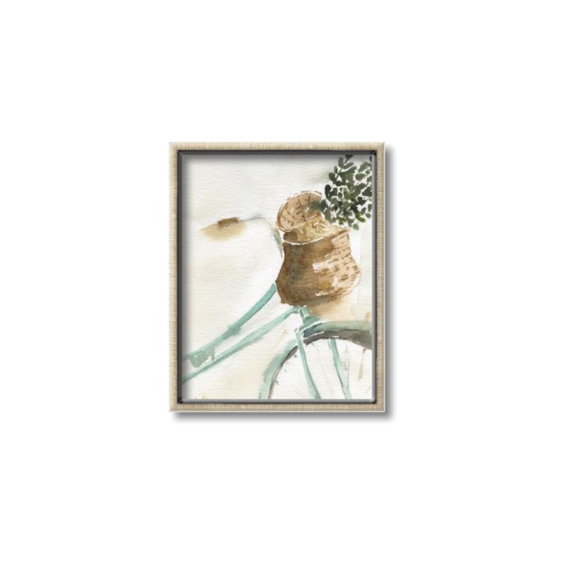Picture of Spring Bike II  _GroupedProduct_Rectangle_Portrait_Canvas_Framed_