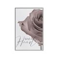 Picture of Kind Heart Pink  _GroupedProduct_Rectangle_Portrait_Canvas_Framed_