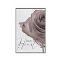 Picture of Kind Heart Pink  _GroupedProduct_Rectangle_Portrait_Canvas_Framed_