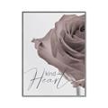 Picture of Kind Heart Pink  _GroupedProduct_Rectangle_Portrait_Canvas_Framed_