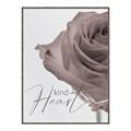 Picture of Kind Heart Pink  _GroupedProduct_Rectangle_Portrait_Canvas_Framed_