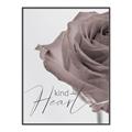 Picture of Kind Heart Pink  _GroupedProduct_Rectangle_Portrait_Canvas_Framed_