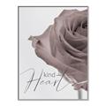 Picture of Kind Heart Pink  _GroupedProduct_Rectangle_Portrait_Canvas_Framed_