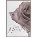 Picture of Kind Heart Pink  _GroupedProduct_Rectangle_Portrait_Canvas_Framed_
