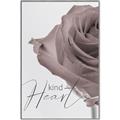 Picture of Kind Heart Pink  _GroupedProduct_Rectangle_Portrait_Canvas_Framed_