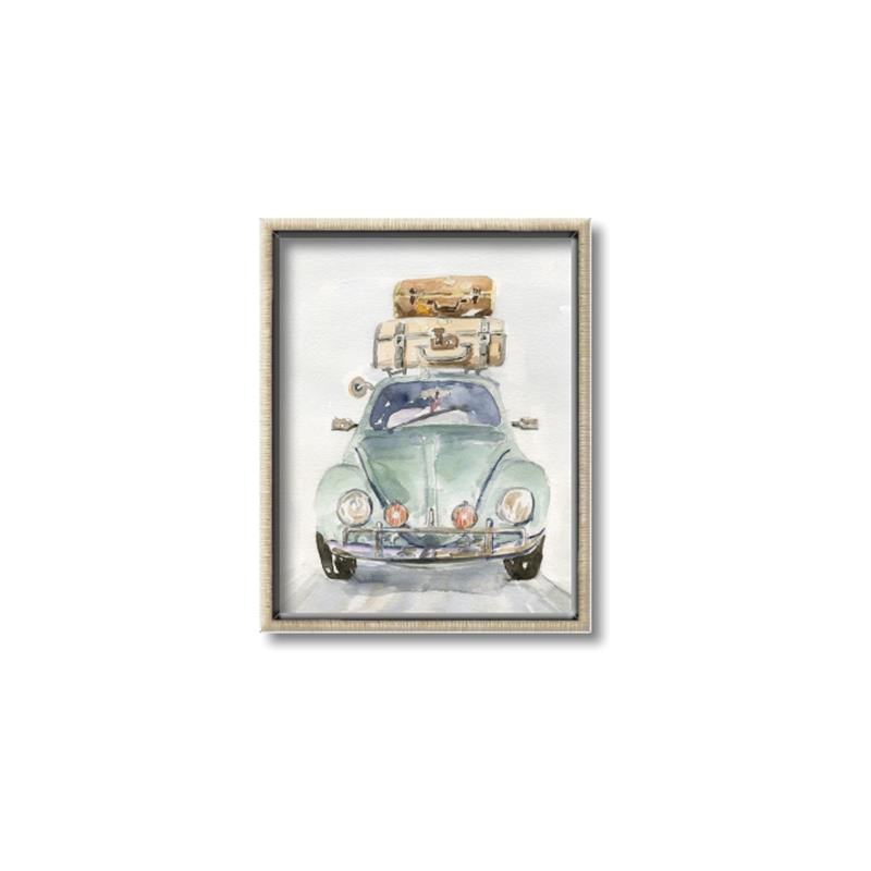 Picture of Traveling Car _GroupedProduct_Rectangle_Portrait_Canvas_Framed_