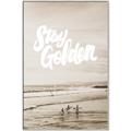 Picture of Stay Golden  _GroupedProduct_Rectangle_Portrait_Canvas_Framed_
