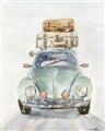 Picture of Traveling Car _GroupedProduct_Rectangle_Portrait_Unframed_Print_Only_