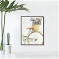 Picture of Spring Bike I  _GroupedProduct_Rectangle_Portrait_Canvas_Framed_