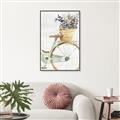 Picture of Spring Bike I  _GroupedProduct_Rectangle_Portrait_Canvas_Framed_