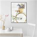 Picture of Spring Bike I  _GroupedProduct_Rectangle_Portrait_Canvas_Framed_