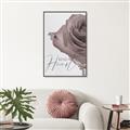 Picture of Kind Heart Pink  _GroupedProduct_Rectangle_Portrait_Canvas_Framed_