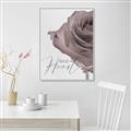 Picture of Kind Heart Pink  _GroupedProduct_Rectangle_Portrait_Canvas_Framed_
