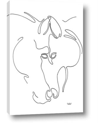 Picture of Line Drawn Horses I