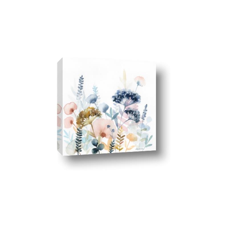 Picture of Light Blue Flowers II _GroupedProduct_Square_Canvas_