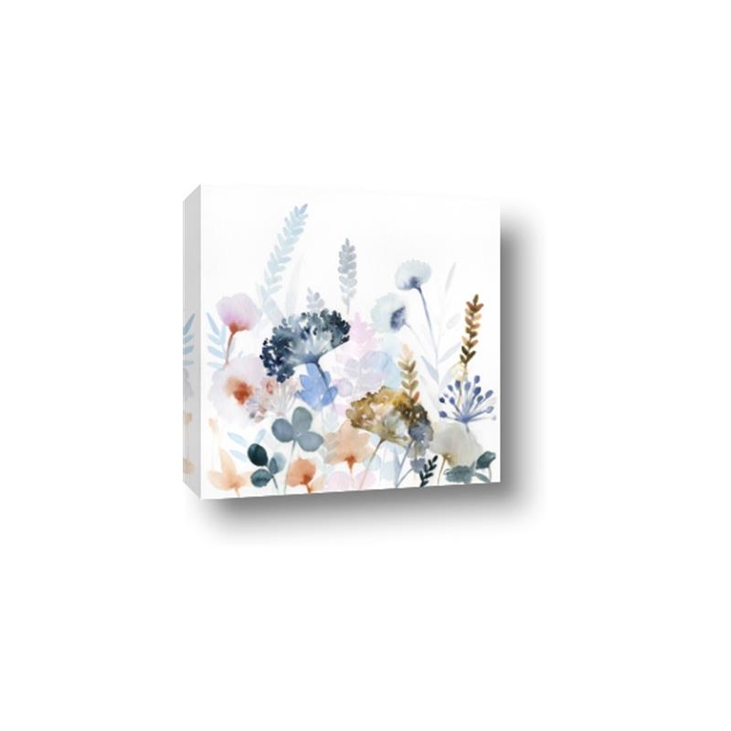 Picture of Light Blue Flowers I     _GroupedProduct_Square_Canvas_