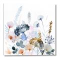 Picture of Light Blue Flowers I     _GroupedProduct_Square_Canvas_