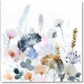 Picture of Light Blue Flowers I     _GroupedProduct_Square_Canvas_