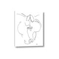 Picture of Line Drawn Horses I _GroupedProduct_Rectangle_Portrait_Canvas_
