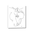 Picture of Line Drawn Horses I _GroupedProduct_Rectangle_Portrait_Canvas_