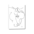 Picture of Line Drawn Horses I _GroupedProduct_Rectangle_Portrait_Canvas_
