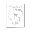Picture of Line Drawn Horses I _GroupedProduct_Rectangle_Portrait_Canvas_