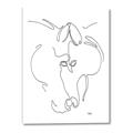 Picture of Line Drawn Horses I _GroupedProduct_Rectangle_Portrait_Canvas_