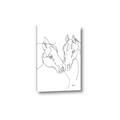 Picture of Line Drawn Horses II  _GroupedProduct_Rectangle_Portrait_Canvas_
