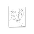 Picture of Line Drawn Horses II  _GroupedProduct_Rectangle_Portrait_Canvas_
