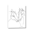 Picture of Line Drawn Horses II  _GroupedProduct_Rectangle_Portrait_Canvas_