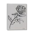 Picture of Gray Floral  _GroupedProduct_Rectangle_Portrait_Canvas_